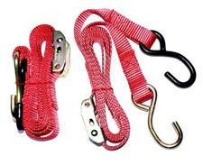 Rote Spanngurte mit Haken Zugkraft 750kg Loading Tension Belt Red 1600 LBS