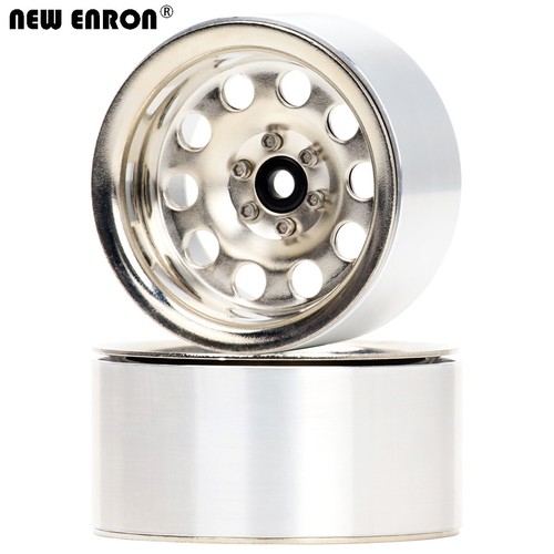 Metal 2.2" Beadlock Wheel Rim Tires For RC 1/10 Axial SCX10 II RR10 Wraith TRX4 - Picture 27 of 48