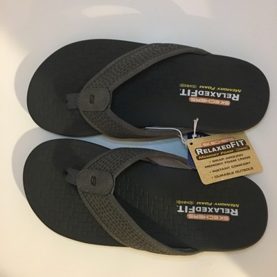 skechers men's pelem emiro flip flop