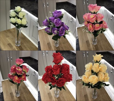 Teste Di Rosa 4cm 50 Rose Artificiali In Seta - Teste Di Fiori Per