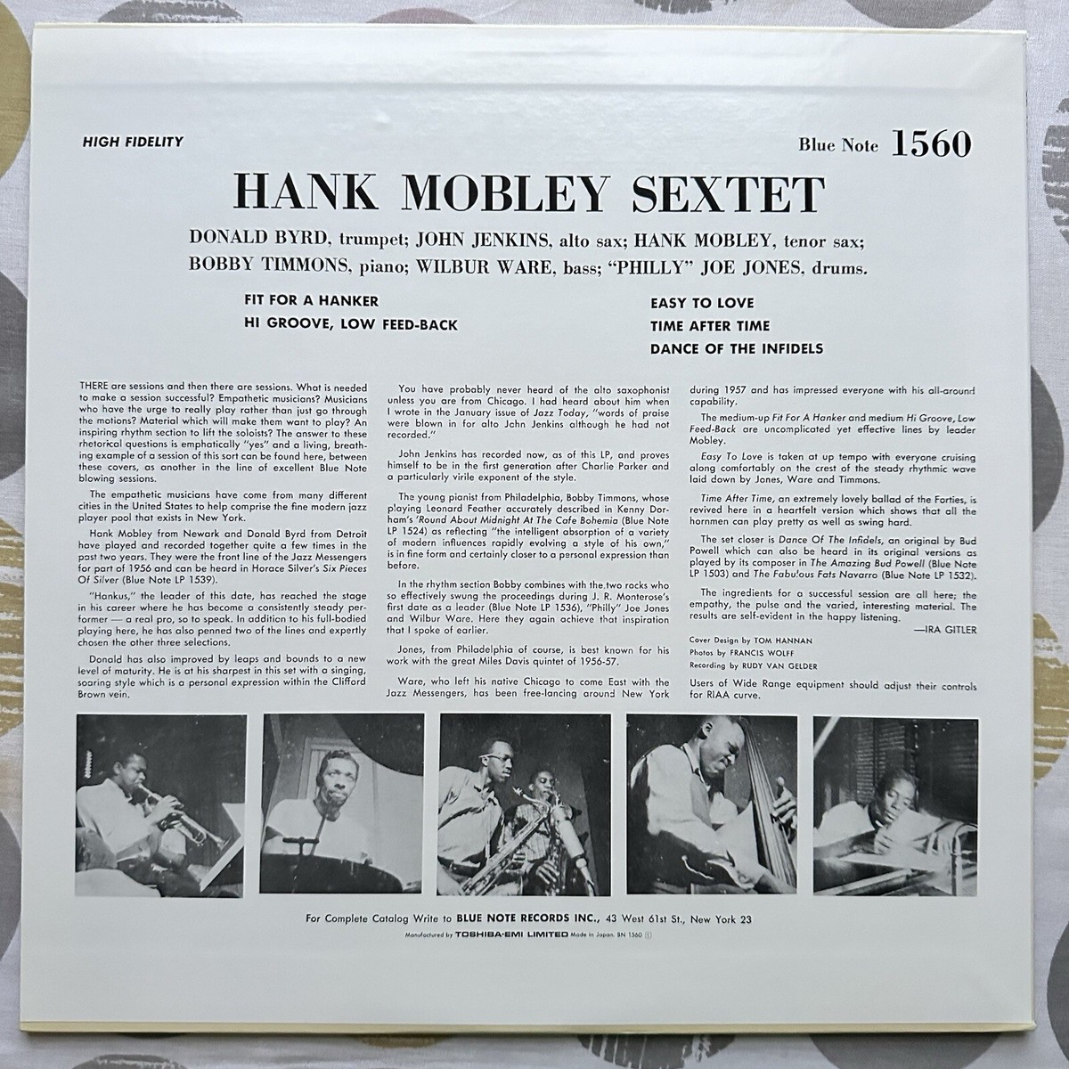 ハンク・モブレー・セクステット Mobley, Hank - Sextet - Amazon.com Music