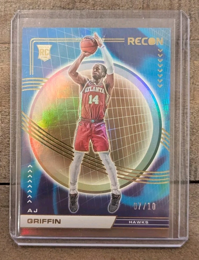 2022-23 Panini Recon - Rookies Holo Gold #211 AJ Griffin /10 (RC)