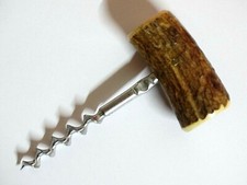 Korkenzieher Horn-Griff  ca. 11 cm / Griff: 6 cm / Zustand: sehr gut
