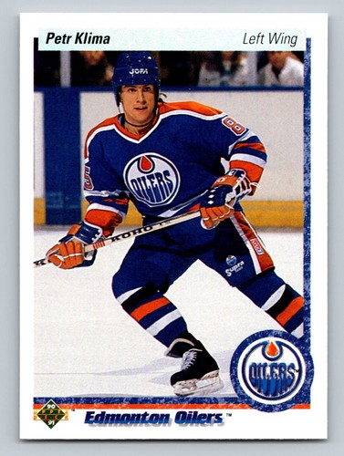 1990 Upper Deck #282 Petr Klima Edmonton Oilers