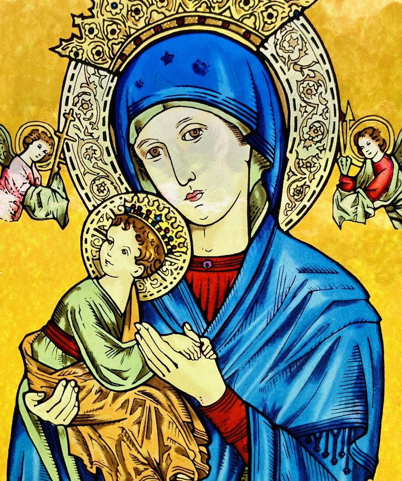 Vintage Glassmasters Ancient Religion Angels Stained Glass Suncatcher