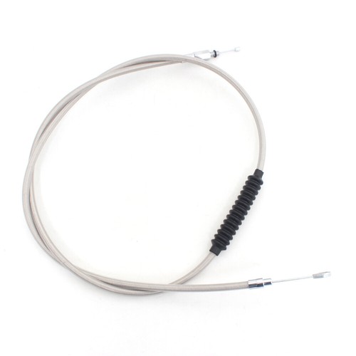71" Silver Steel Clutch Cable For Harley Softail Heritage Road King Sportster XL - Picture 6 of 16