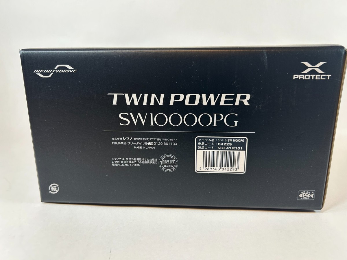 Shimano 21 TWIN POWER SW 10000PG 4.9 Spinning Reel Brand New IN