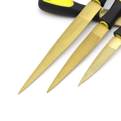 Carbon Steel Rasp File Carpenter Professional Wood Tools Golden 4/6/8/10/12 inch - Picture 3 of 10
