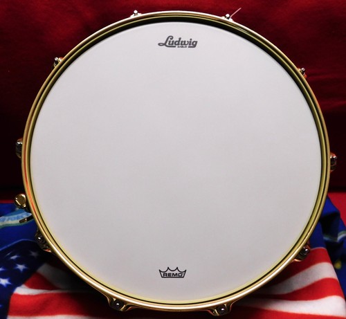Ludwig BluePhonic Snare Drum 14 x 6.5 in. Midnight Blue Metallic - NEW - Picture 5 of 6
