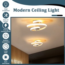 Scandinavian Art Flush Mount Ceiling Lamp Modern Design Hallway Kitchen Bedroom