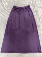 Vintage 90 s Requirements Petite Maxi Skirt Purple Sz PL