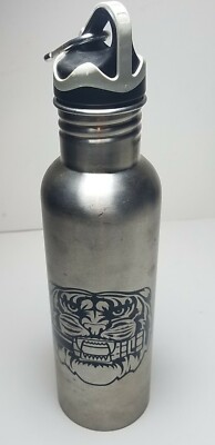 TIGER MASCOT STAINLESS STEEL WATER BOTTLE INSULATED SPORT DRINK TRAVEL FLASK