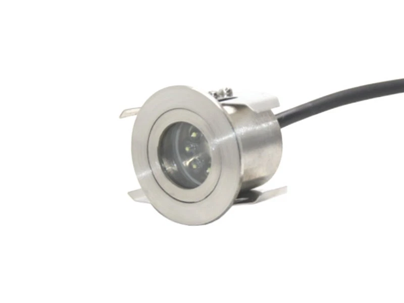 5er/10er Set Edelstahl LED Bodeneinbaustrahler inkl. Trafo wasserdicht kaltweiss - Bild 2 von 4