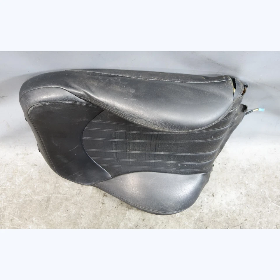 Damaged 2000-2003 BMW E39 M5 Front M Sport Seat Backrest Black Nappa Leather OE - Image 3 of 4