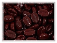 Czech Republic 0.43 Inch Glass Coffee Bean Beads - 50 pcs Natural Brown