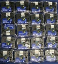 pack of 2 NEW Brother Tze 12 mm 0.47" Laminated White TZE-231 Black Ink Label