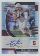 2020 Panini Prizm Draft Picks Rookies Hyper 39/75 Colby Parkinson #135 0x82
