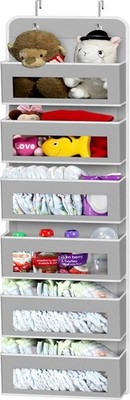 Simple Houseware Taschen-Organizer für die Tür-/Wandmontage mit 6 d