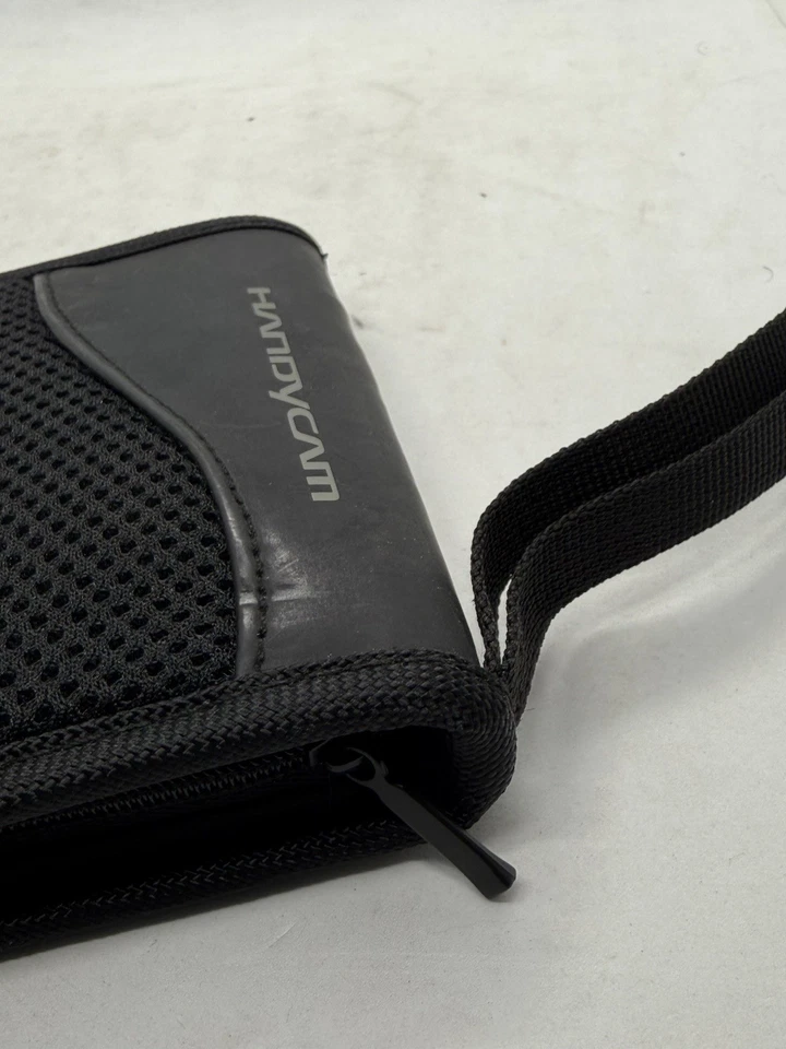 Sony Handycam CD DVD диск бумажник хранения чехол черный молнии мешок держатель с ремнем - Изображение 2 из 4
