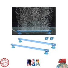 Aquarium Air Stone Bubble Diffuser Kit - 2 PCS with Suction Cups for Easy Setup