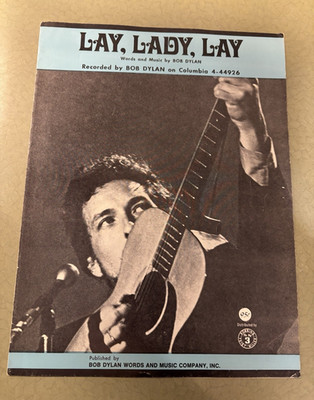 Bob Dylan Lay, Lady, Lay Sheet Music PVG Solo Rock Intermediate Z 022