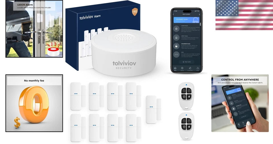 Alarm System for House & Office - No Subscriptions - Image 2 of 4