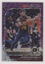 2019 Panini NBA Hoops Premium Stock Purple Disco Prizm Alfonzo McKinnie #269 2l4