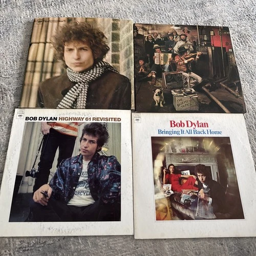 bob dylan vinyl Lot Of 4 Albums