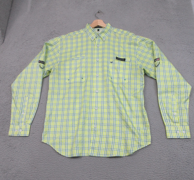 Chemise homme Southern Marsh XL vert vichy Fieldtec roll tab manches