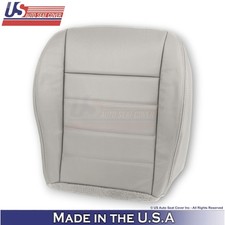 2005-2008 For Dodge Magnum Leatherette Driver Bottom Seat Cover Light Graystone