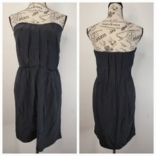 ZIMMERMANN Mini Dress Sz AU 1/US 6 Blouson 100% Silk Chiffon Cocktail Black