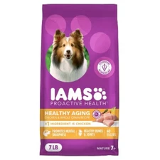 IAMS Healthy Chicken and Whole Grain Flavor Aging Senior Dry Dog Food