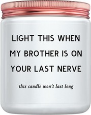 Funny Sister in Law Gifts for Best Sister-in-Law Birthday Gift Burn Long