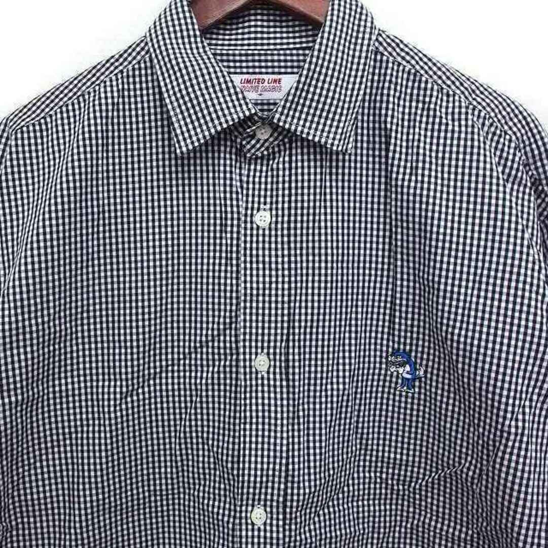 【PUNCHLINE】★男女兼用★25SS NAIVE CHECK SHIRTS Limited Line Naive Magic Gingham Check Shirt Long Sleeve