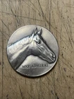 WAR ADMIRAL 1.15  OZ  TRIPLE CROWN WINNER MEDALLIC MACO RARE SILVER COIN MEDAL