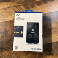 Go Twin/TC Helicon HD 2-channel audio MIDI Interface for Mobile Devices Apple ! 