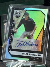 Panini Elite Extra Edition Tyler Hardman #153 Autograph Rookie Yankees Baseball
