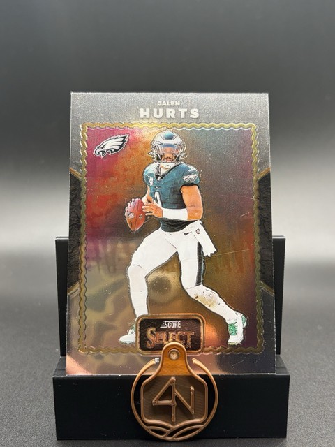2024 Panini Select - Score Select Throwback Jalen Hurts #1 Silver Prizm