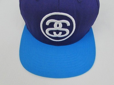 STUSSY Logo Double SS Link LOGO Cap / Adjustable Hat Snapback