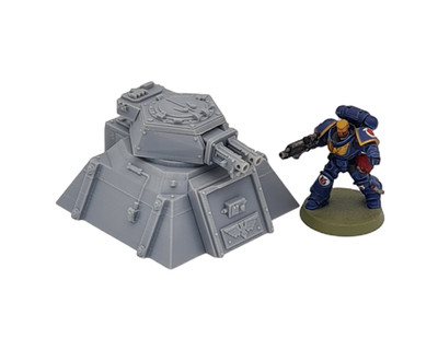 Sentry Turret (Twin H. Bolter) - Geländeszenerie kompatibel mit 40k Kill Team