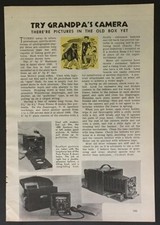 Vintage Folding Cameras 1945 HowTo tips Eastman  Pony Premo B