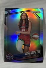 2025 Panini Prizm WNBA - Rookie Variation Kiki Iriafen #149 Silver Prizm (RC)