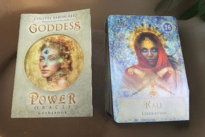 Goddess Power Oracle (Standard - Cards, by Baron-Reid Colette - Very Good