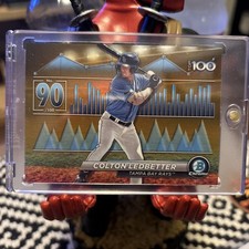 2024 Bowman Chrome Top100- Colton Ledbetter  /50 Gold #btp-90