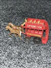 Vintage Matchbox Lesney England #12 Lipton Tea Horse Drawn Double Deck Carriage