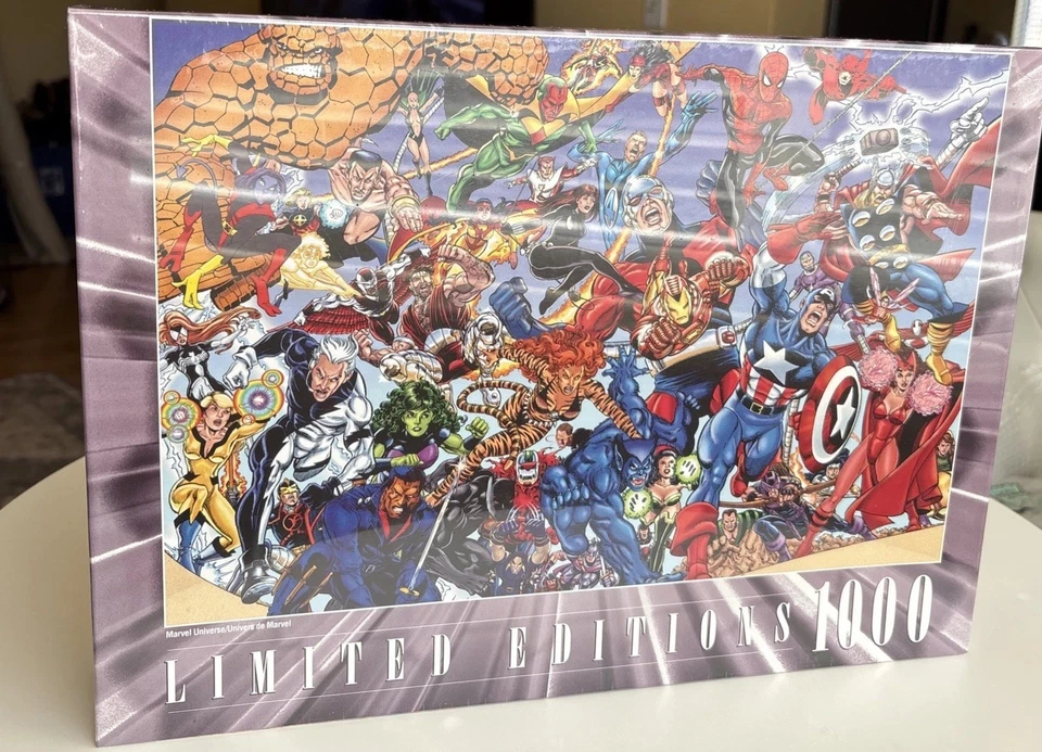 RARO Puzzle Marvel Edición Limitada 1000 Piezas. Nueva caja sellada. Rose Art.USA 2004 Foto 2 de 4