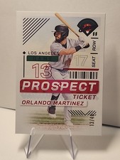 2024 Panini Prospect Edition - Orlando Martinez #139 Pink /49 (RC)
