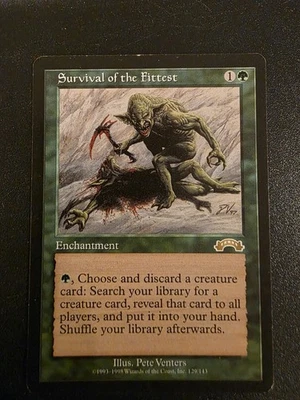 USED MTG 適者生存 Survival of the Fittest Survival of the Fittest 129 Exodus for sale | eBay