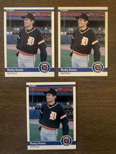Rusty Kuntz #U-66 1984 Fleer Update card