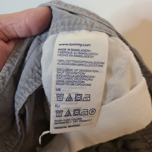 Size 8 Tommy Hilfiger Cargo Capri Gray Grey Pockets - Picture 4 of 4